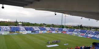 Afición en Butarque