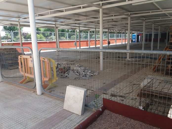 piscina pinto obras
