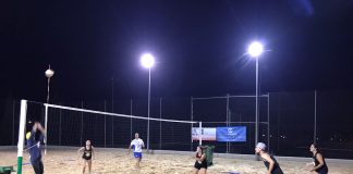 Voley playa nocturno Pinto