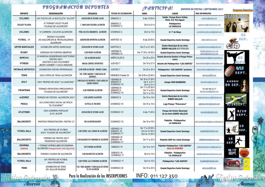 Deporte fiestas Alcorcón