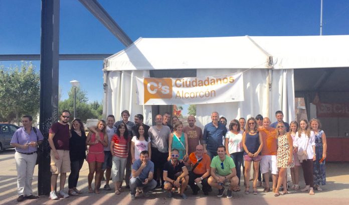 ciudadanos alcorcon caseta fiestas