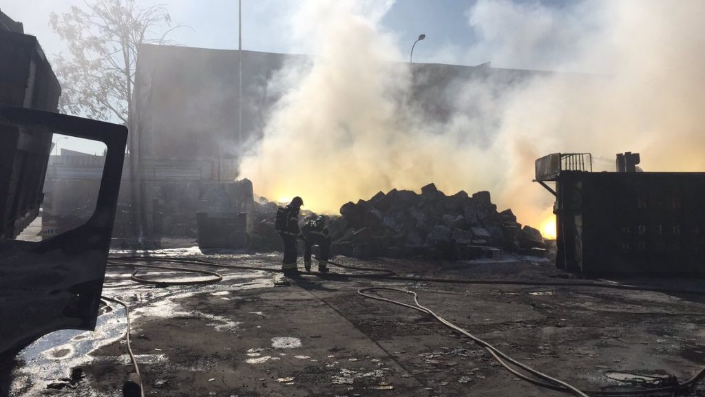 Incendio Fuenlabrada