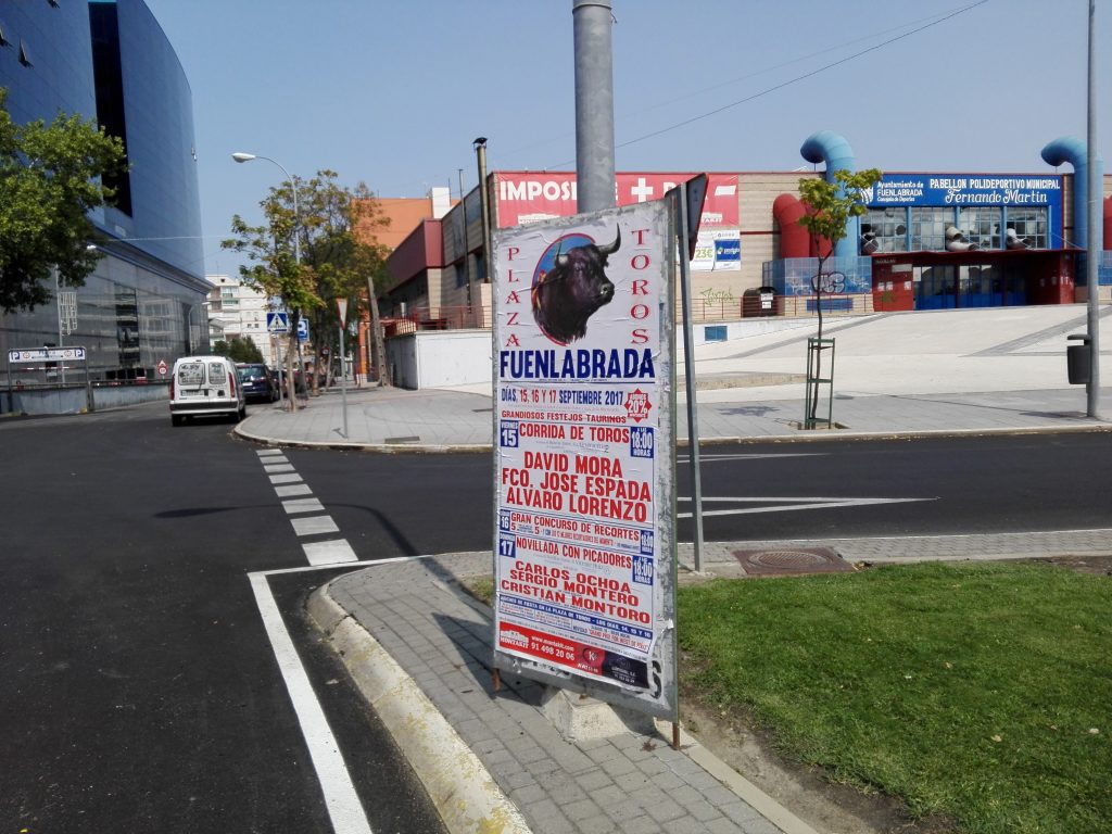 cartel toros fuenlabrada