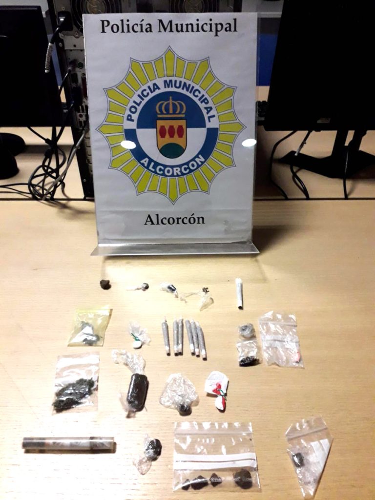 policia alcorcon drogas