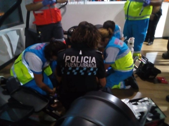 policia fuenlabrada salva la vida a un hombre